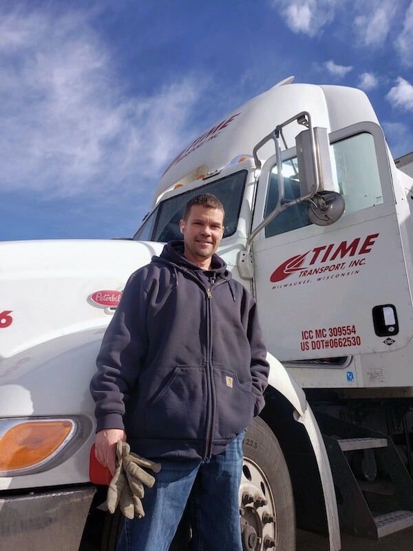 Time Transport Freight Truck Driver